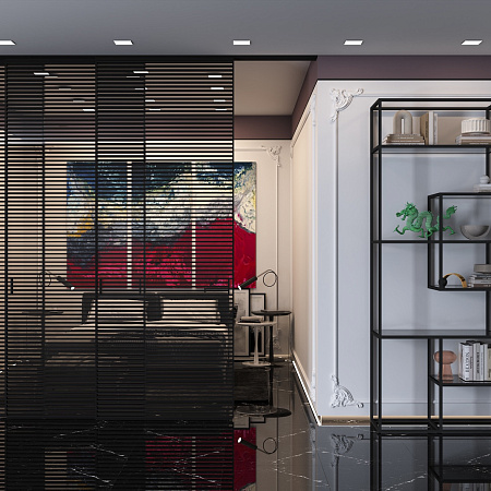 Перегородка из стекла в стиле Лофт